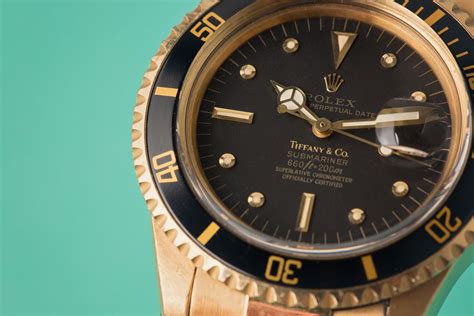 rolex tiffany dial references